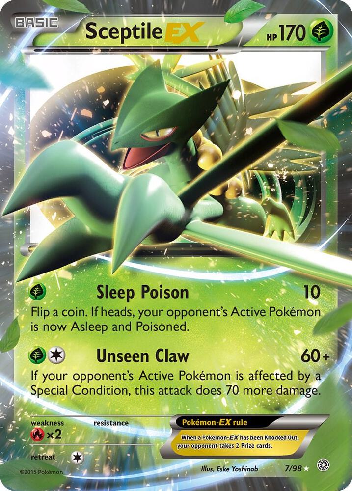 Sceptile EX - 7/98 - Ultra Rare