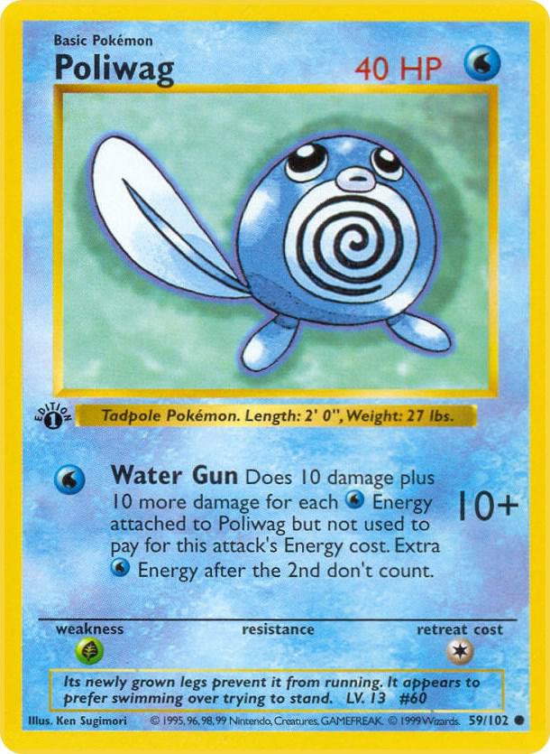 Poliwag - 059/102 - Common (Shadowless)
