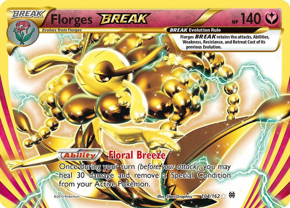 Florges BREAK - 104/162 - Rare BREAK