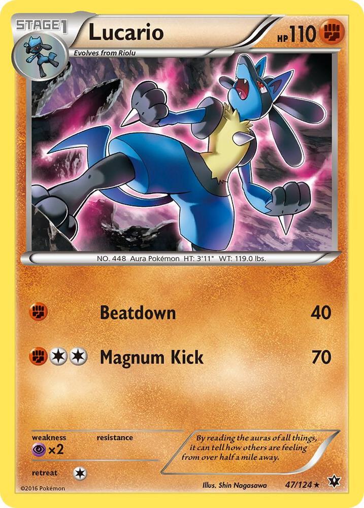 Lucario (47) - 47/124 - Rare
