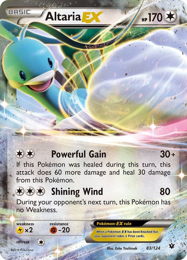 Altaria EX - 83/124 - Ultra Rare