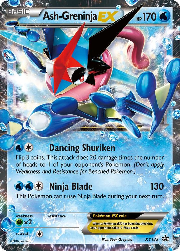Ash-Greninja EX - XY133 - XY133 - Promo