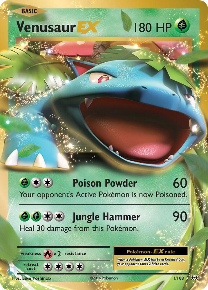 Venusaur EX - 1/108 - Ultra Rare
