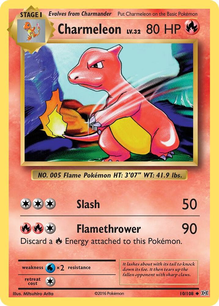Charmeleon - 10/108 - Uncommon