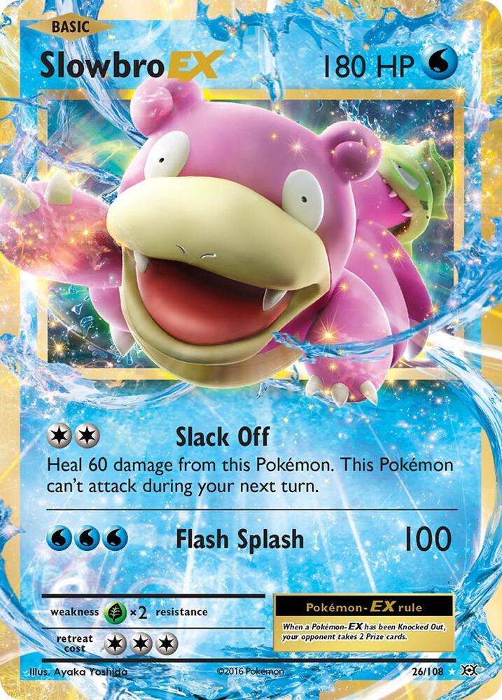 Slowbro EX - 26/108 - Ultra Rare