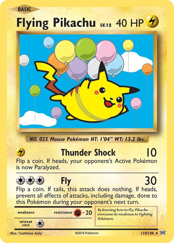 Flying Pikachu - 110/108 - Secret Rare