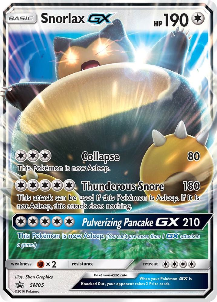 Snorlax GX - SM05 - SM05 - Promo