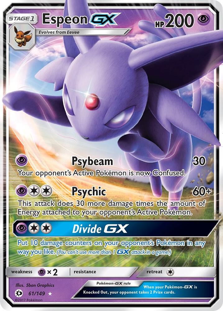 Espeon GX - 61/149 - Ultra Rare