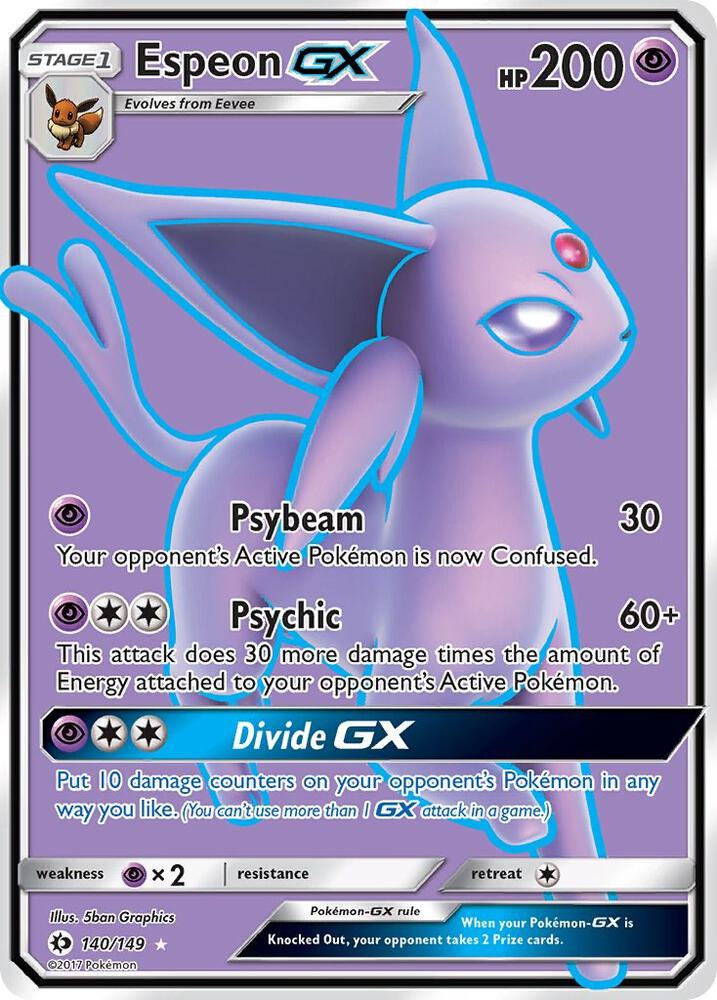 Espeon GX (Full Art) - 140/149 - Ultra Rare