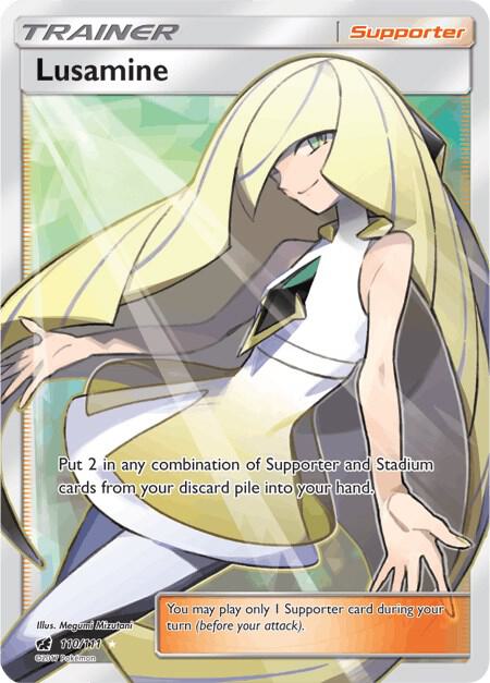 Lusamine (Full Art) - 110/111 - Ultra Rare