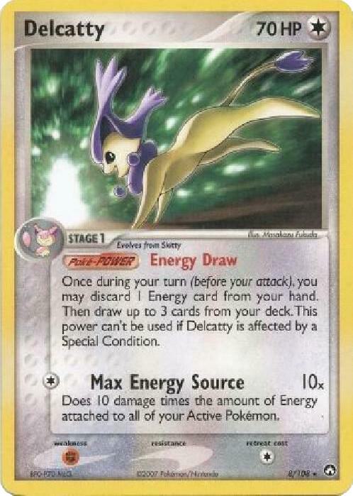 Delcatty - 008/108 - Rare (EX Power Keepers)