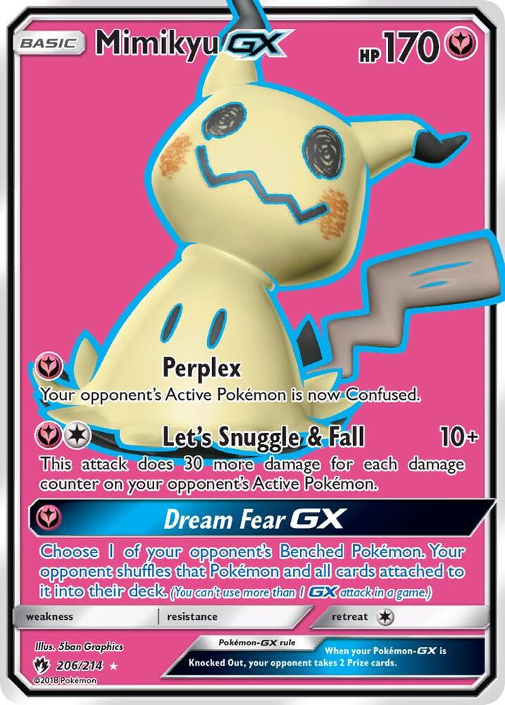 Mimikyu GX (Full Art) - 206/214 - Ultra Rare