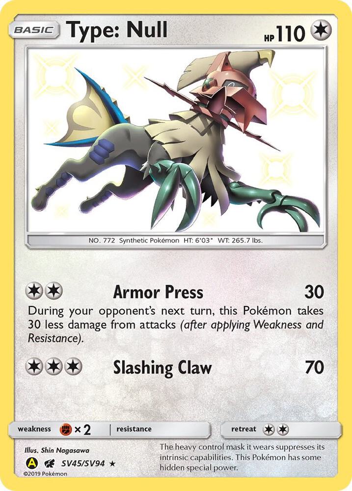 Type: Null - SV45/SV94 - Shiny Holo Rare