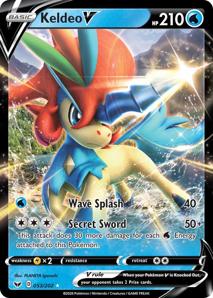 Keldeo V - 053/202 - Ultra Rare