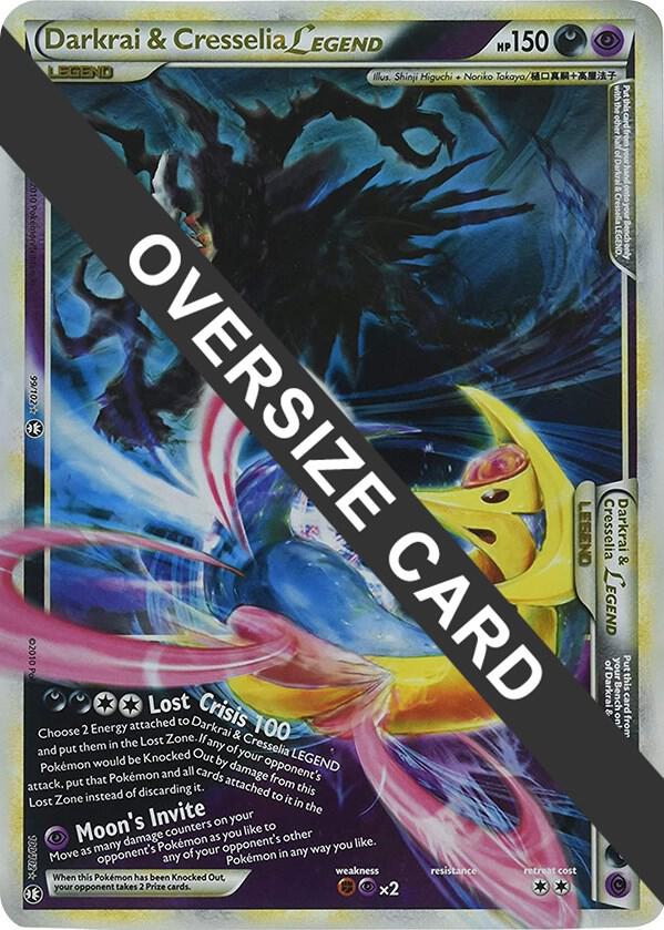 Darkrai & Cresselia Legend - 099/102 & 100/102 - Promo (Single Oversized Promo)