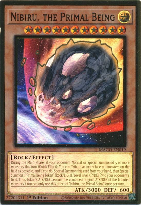 Nibiru, the Primal Being - MAGO-EN019 - Premium Gold Rare