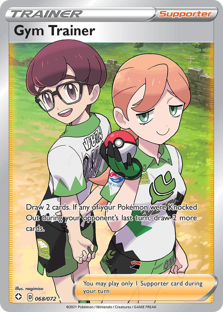 Gym Trainer (Full Art) - 068/072 - Ultra Rare