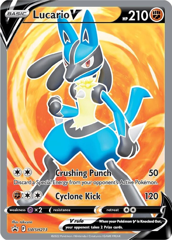 Lucario V - SWSH213 - SWSH213 - Promo