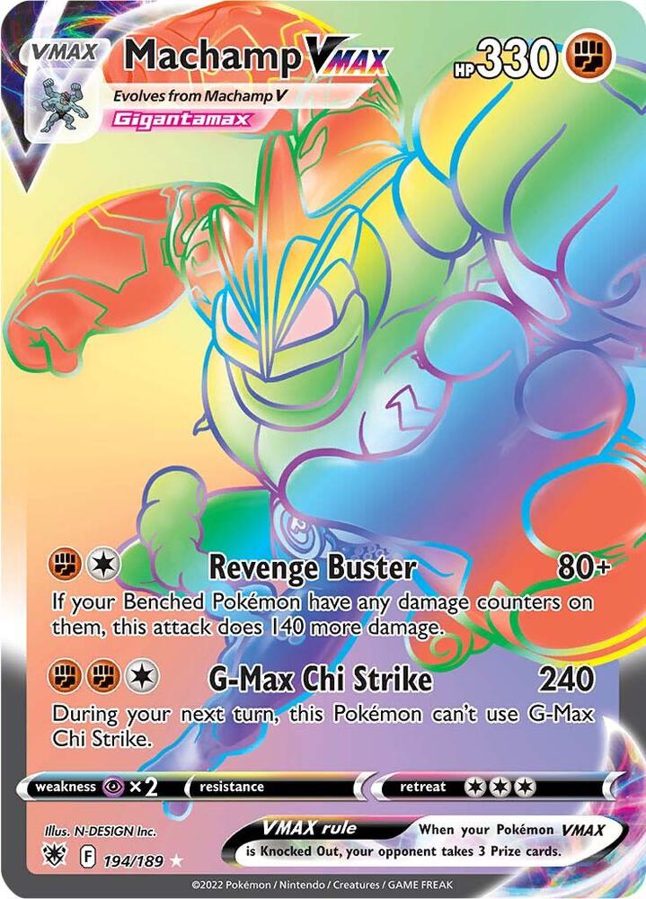 Machamp VMAX (Secret) - 194/189 - Secret Rare