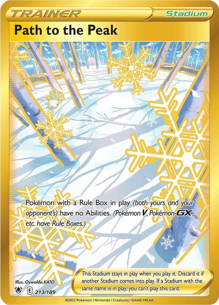 Path to the Peak (Secret) - 213/189 - Secret Rare