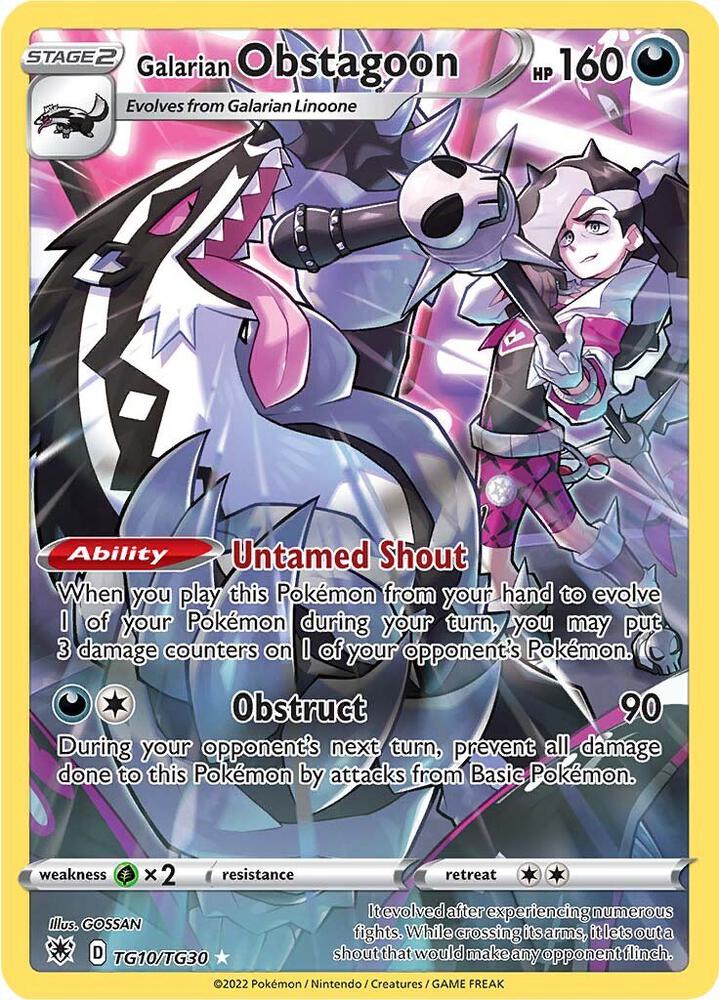 Galarian Obstagoon - TG10/TG30 - Ultra Rare