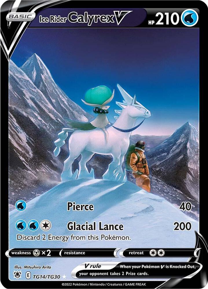 Ice Rider Calyrex V - TG14/TG30 - Ultra Rare