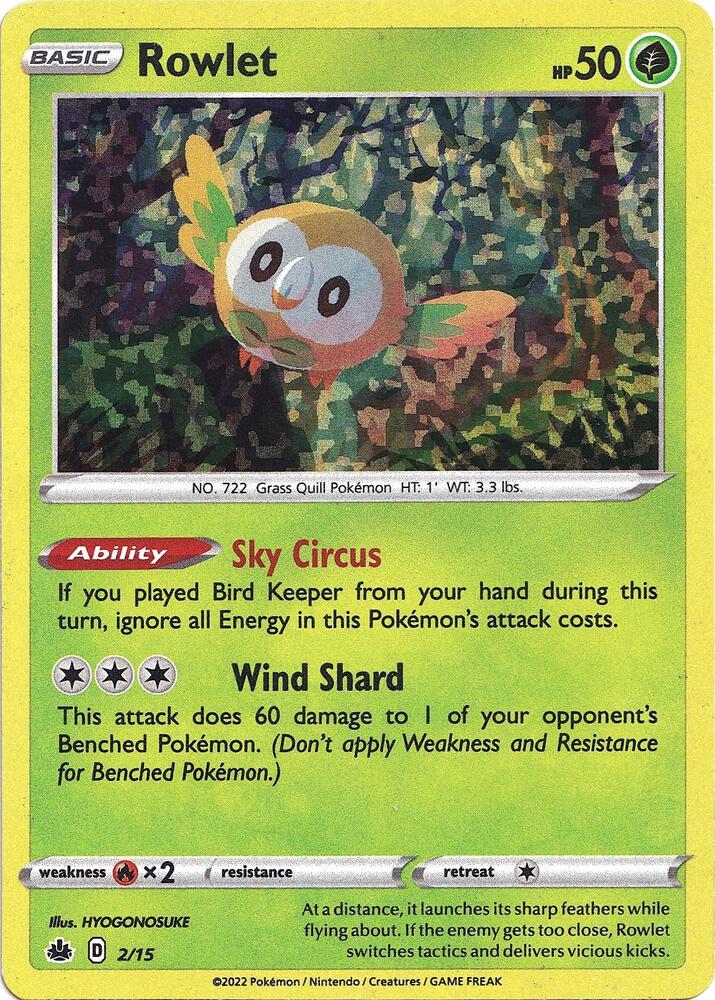 Rowlet - 002/015 - Promo