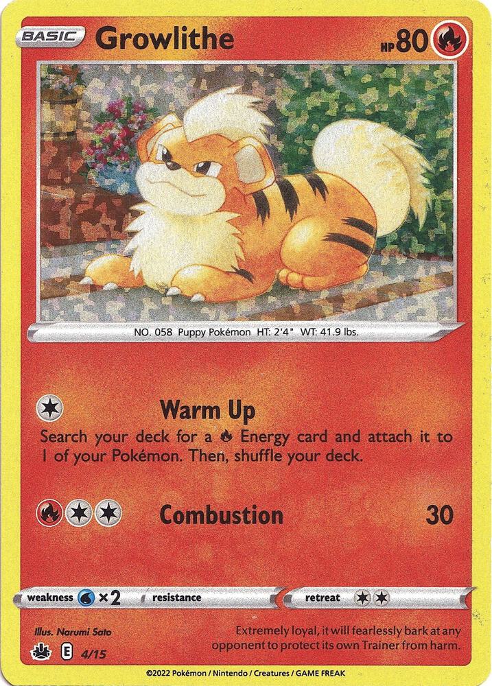Growlithe - 004/015 - Promo