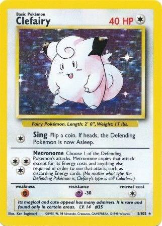 Clefairy - 005/102 - Holo Rare