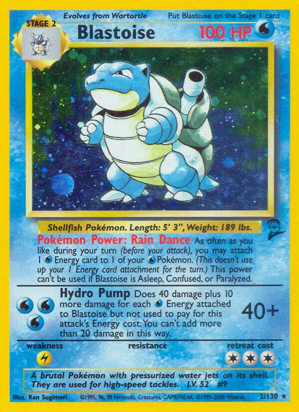 Blastoise - 002/130 - Holo Rare