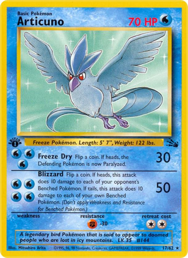 Articuno (17) - 17/62 - Rare