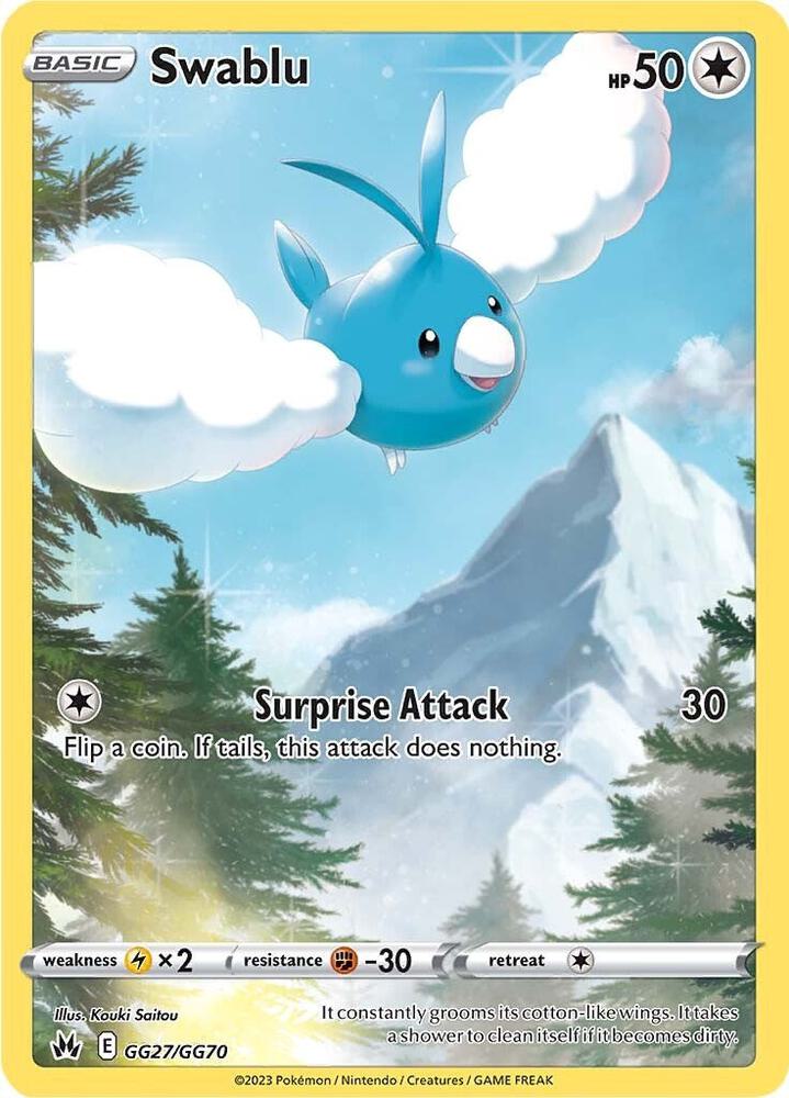 Swablu - GG27/GG70 - Ultra Rare