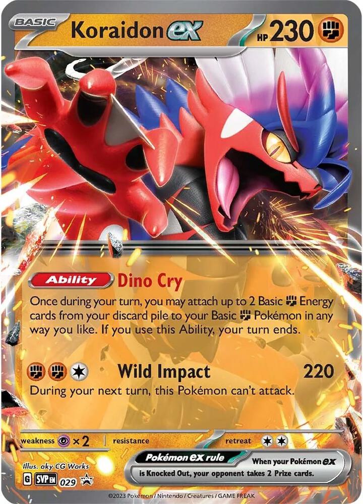 Koraidon ex - 029 - Promo