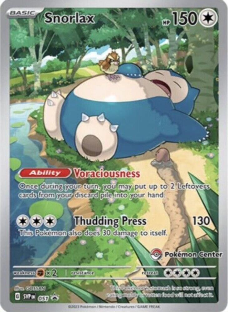 Snorlax - 051 - Promo (Pokemon Center Exclusive)