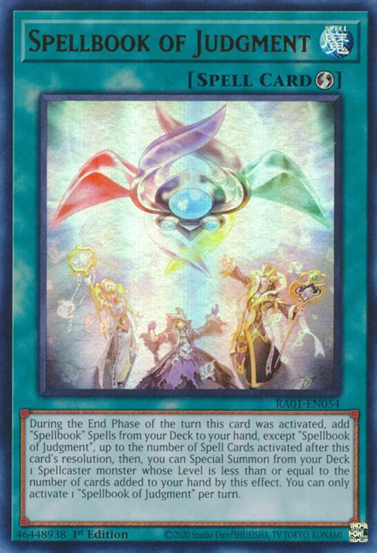Spellbook of Judgment (UR) - RA01-EN054 - Ultra Rare