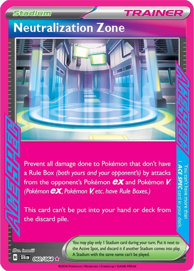 Neutralization Zone - 060/064 - ACE SPEC Rare