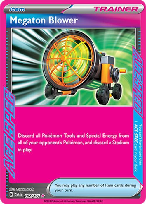 Megaton Blower - 182/191 - ACE SPEC Rare