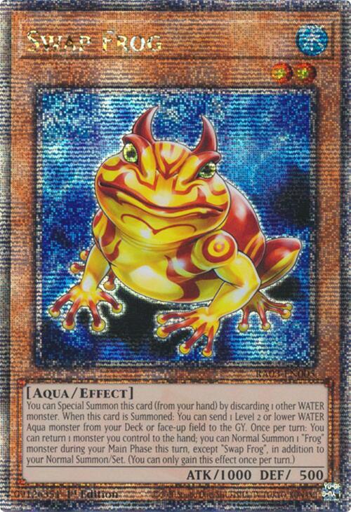 Swap Frog (Quarter Century Secret Rare) - RA03-EN005 - Quarter Century Secret Rare