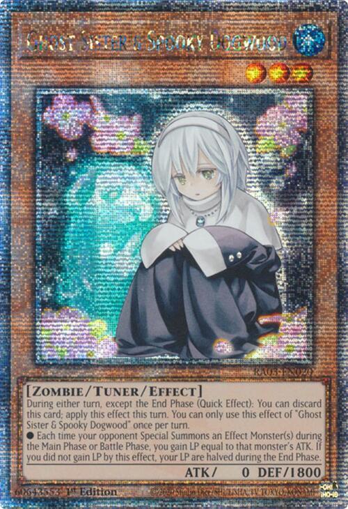 Ghost Sister & Spooky Dogwood (Quarter Century Secret Rare) - RA03-EN020 - Quarter Century Secret Rare