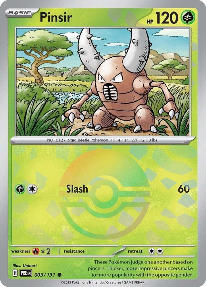 Pinsir (Poke Ball Pattern) - 003/131 - Common