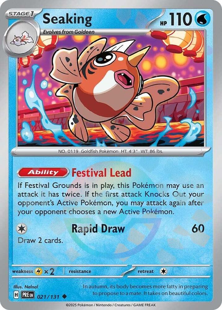 Seaking (Poke Ball Pattern) - 021/131 - Uncommon