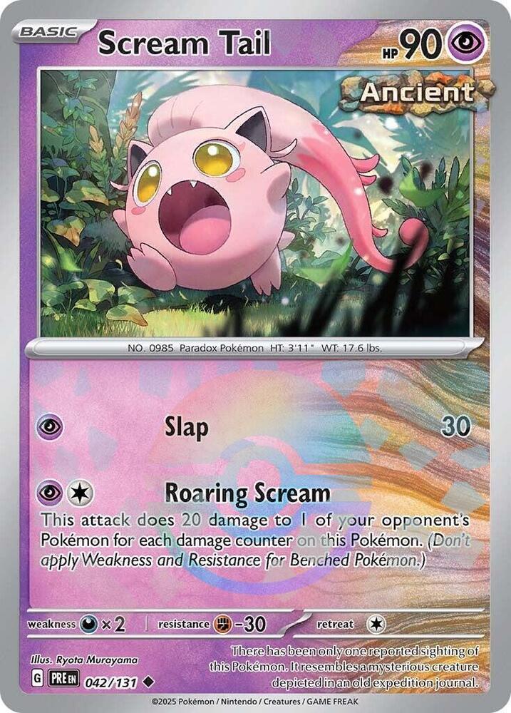 Scream Tail (Poke Ball Pattern) - 042/131 - Uncommon