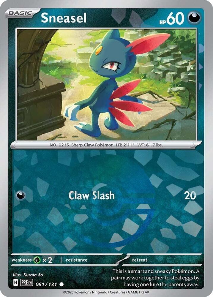 Sneasel (Poke Ball Pattern) - 061/131 - Common