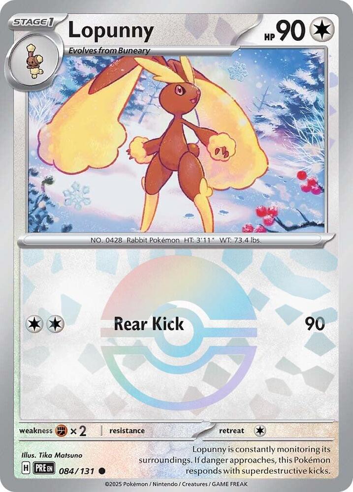 Lopunny (Poke Ball Pattern) - 084/131 - Common