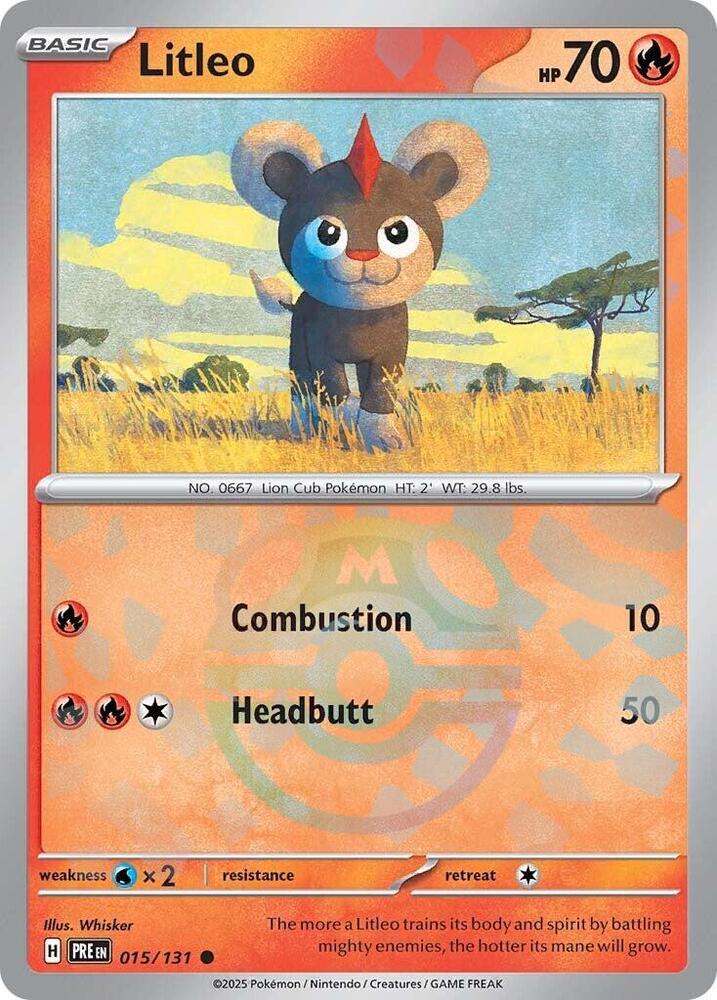 Litleo (Master Ball Pattern) - 015/131 - Common