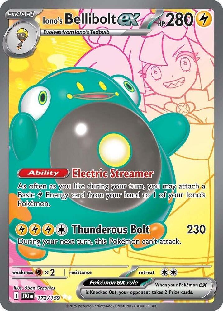 Iono's Bellibolt ex - 172/159 - Ultra Rare