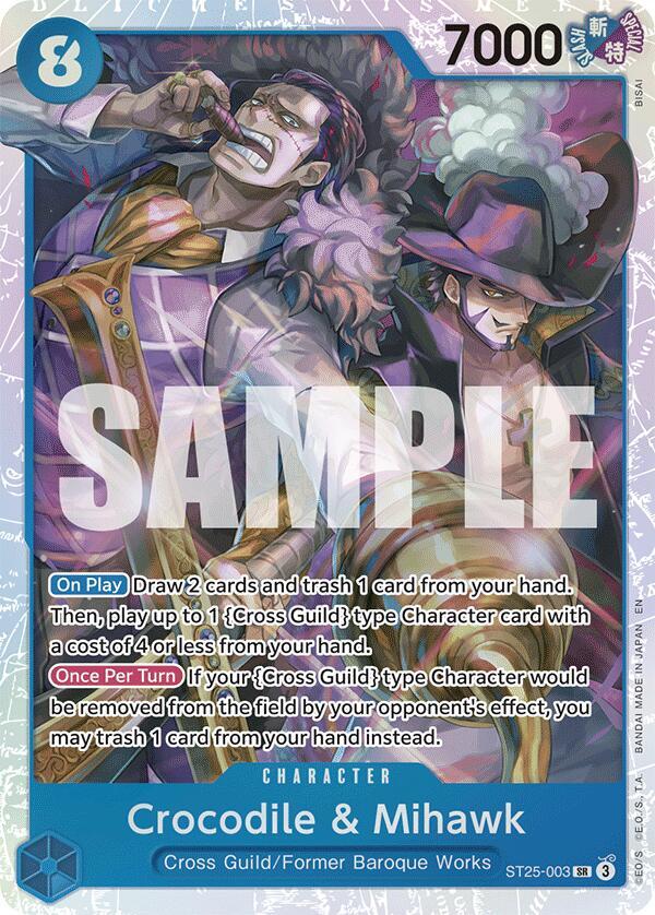 Crocodile & Mihawk - ST25-003 - Super Rare