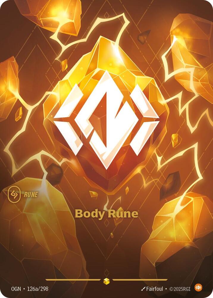 Body Rune (Alternate Art) - 126a/298 - Showcase