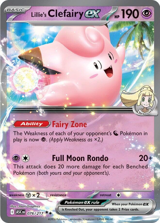 Lillie's Clefairy ex - 076/217 - Double Rare