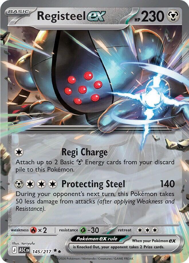 Registeel ex - 145/217 - Double Rare